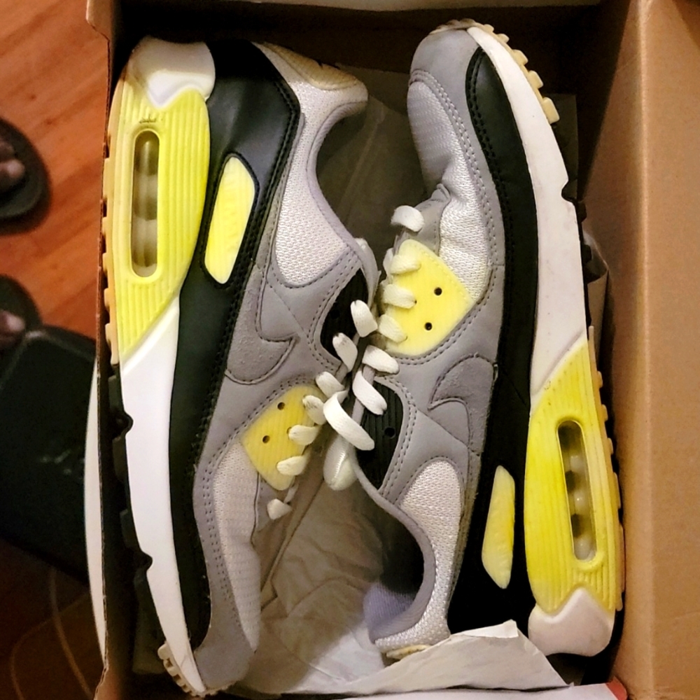 Nike, 11.5, grey, black. White
